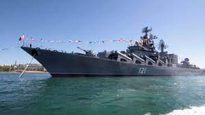 काले सागर में डूबा रूसी युद्धपोत मोस्कवा, यूक्रेन का दावा- हमने दागी थी मिसाइल
