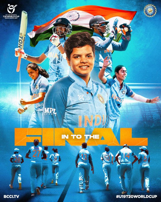 पार्श्वी और श्वेता के शानदार खेल से भारत अंडर-19 महिला विश्व कप के फाइनल में