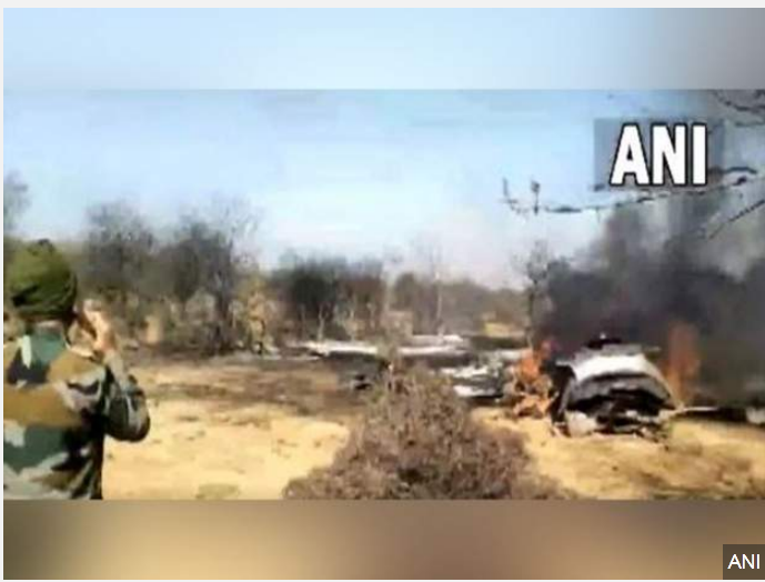 मध्यप्रदेश के मुरेना में वायु सेना के दो विमान दुर्घटनाग्रस्त