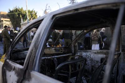 यमन की राजधानी में आईएस के आत्मघाती हमले में चार की मौत