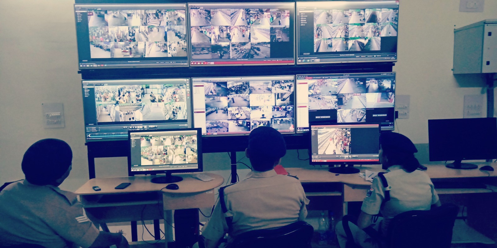 380 सीसीटीवी कैमरों की मदद से दपूमरे के 14 स्टेशनों की सुरक्षा रायपुर से