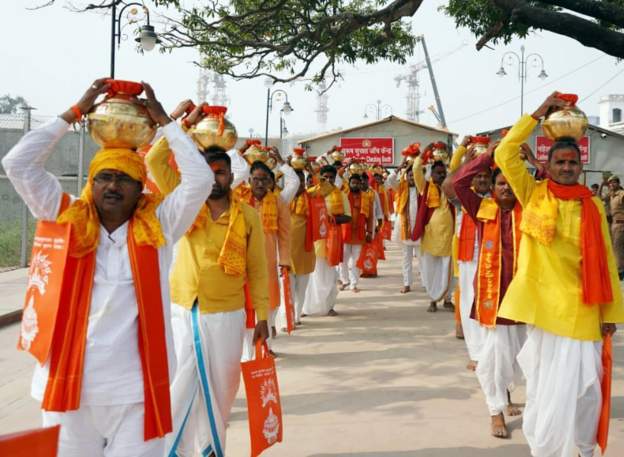 मध्य प्रदेश: राम मंदिर के लिए निकाली जा रही अक्षत कलश यात्रा के दौरान पथराव