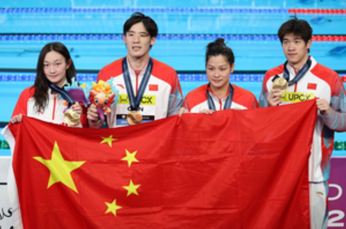 दोहा विश्व तैराकी चैंपियनशिप: रिले में एशियाई रिकॉर्ड तोड़कर चीन ने जीता स्वर्ण पदक