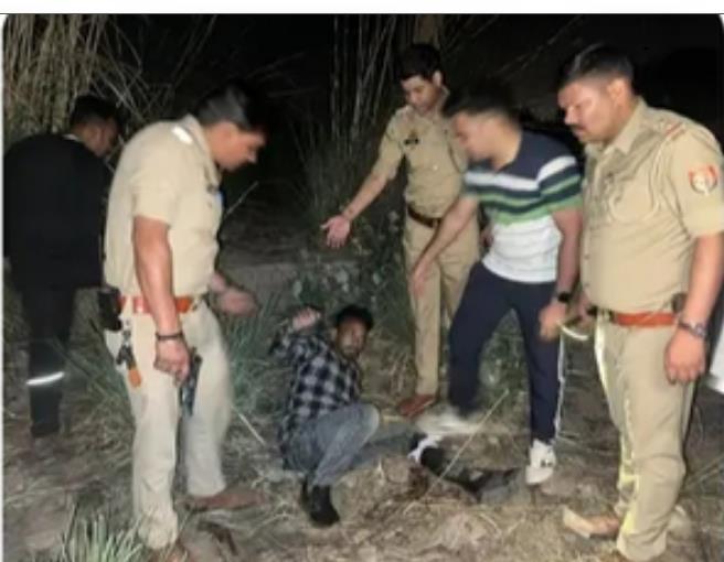 मुजफ्फरनगर में पुलिस और बदमाशों के बीच मुठभेड़, दो गिरफ्तार