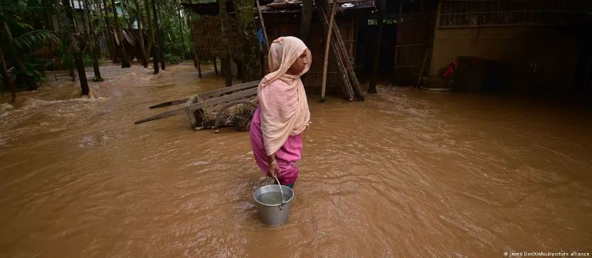 असम-मणिपुर में बाढ़ से तबाही, काजीरंगा के जीव भी चपेट में