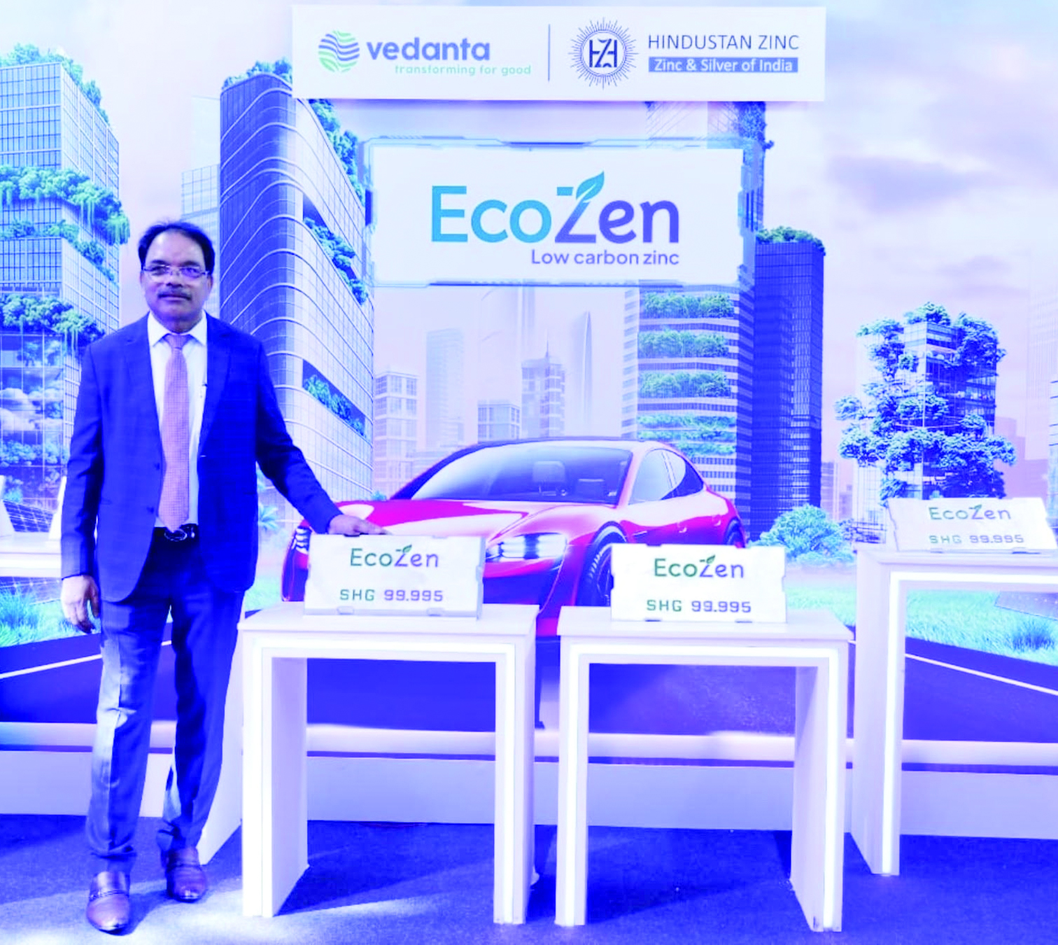 एशिया का पहला लो कार्बन जिंक इकोजेन वेदांता हिंदुस्तान जिंक कंपनी ने किया लांच