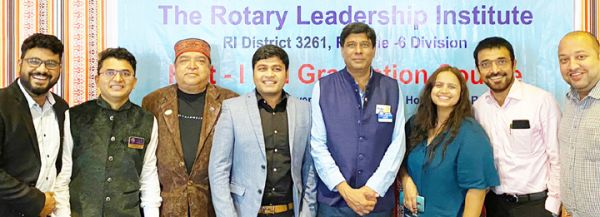 भविष्य के नेताओं को रोटरी पर ज्ञान प्रदान करने और नेतृत्व कौशल में बढ़ोतरी के उद्देश्य से रोटरी क्लब रायपुर ग्रेटर ने लीडरशिप प्रशिक्षण किया आयोजित