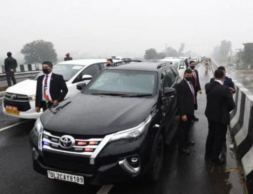 बठिंडा में एक फ्लाईओवर पर 15-20 मिनट तक फंसे रहे प्रधानमंत्री नरेंद्र मोदी, भारी सुरक्षा चूक