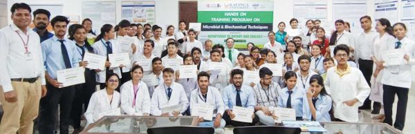   कलिंगा विवि में माइकोबियल एवं बायोकेमिकल तकनीक हैण्ड्स ऑन वर्कशॉप का सफल आयोजन