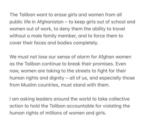 तालिबान के नए ‘हिजाब नियम’ पर मलाला ने कहा- ये कदम महिलाओं को मिटा देगा