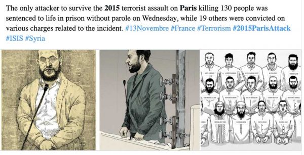 पेरिस हमलों के दोषी को मिली फ़्रांस के इतिहास की सबसे कठोर सज़ा, 130 लोगों की हुई थी मौत