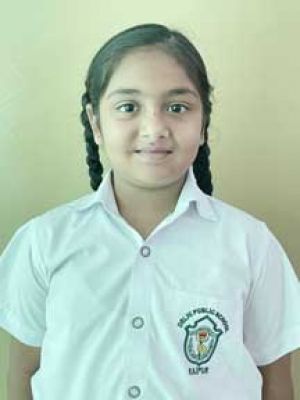 रोलर स्केटिंग स्पर्धा में डीपीएस रायपुर की छात्रा को तीन पदक