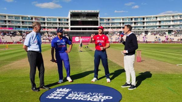 भारत बनाम इंग्लैंड: टी-20 के दूसरे मुकाबले में इंग्‍लैंड ने टॉस जीतकर गेंदबाजी का फैसला किया