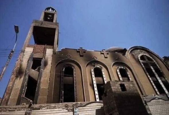 मिस्र के एक चर्च में आग लगने से 41 लोगों की मौत, बड़ी संख्या में घायल