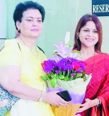 राष्ट्रीय महिला आयोग अध्यक्ष रेखा शर्मा के रायपुर प्रवास पर हर्षिता ने किया स्वागत