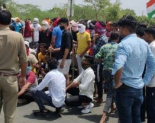 प्रदर्शनकारियों ने सीकर, अजमेर-दिल्ली हाईवे को घंटों किया जाम