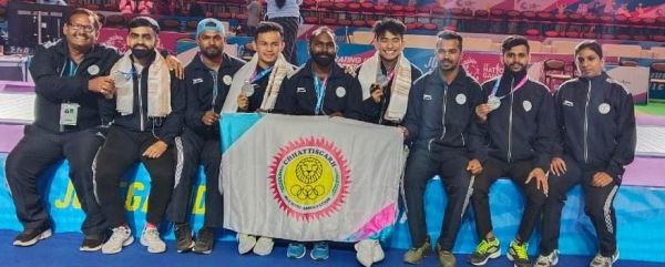 36वां राष्ट्रीय खेल - 2022 : छत्तीसगढ़ की तलवारबाजी टीम ने जीता रजत पदक 