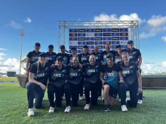 ​न्यूजीलैंड महिला टीम ने वेस्टइंडीज के खिलाफ 4-1 से जीती सीरीज