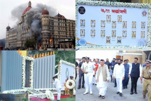 26/11 हमला: महाराष्ट्र सरकार ने शहीदों को दी श्रद्धांजलि