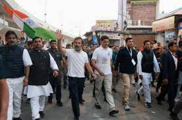 भारत जोड़ो यात्रा : राहुल ने कोटा शहर से 92वें दिन की पदयात्रा शुरू की