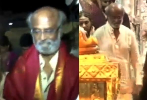 सुपरस्टार रजनीकांत ने तिरुमाला मंदिर में की पूजा अर्चना