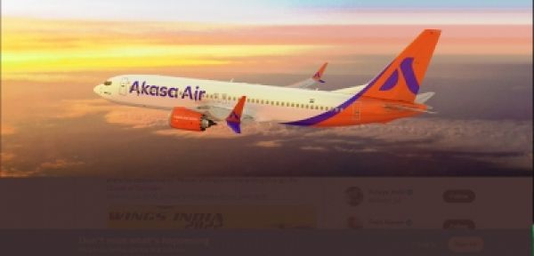 अकासा एयर ने आज से यूपी में हवाई सेवा की शुरू