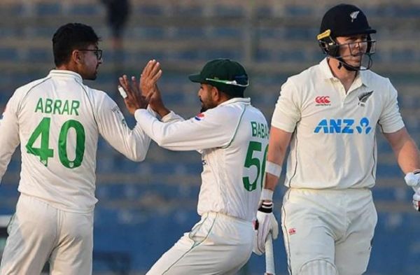 पाकिस्तान न्यूजीलैंड टेस्ट मैच ड्रॉ पर छूटा