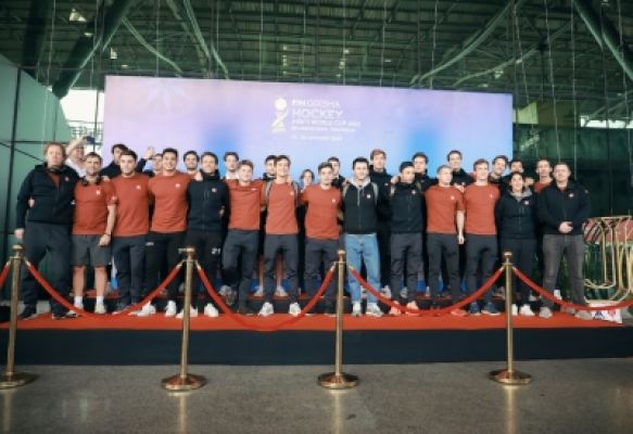 हॉकी विश्व कप: गत चैंपियन बेल्जियम की टीम ओडिशा पहुंची