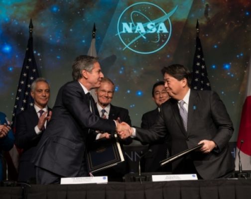 अंतरिक्ष सहयोग के लिए अमेरिका व जापान के बीच समझौताा