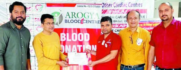 एसएमसी अस्पताल पांचवी वर्षगांठ पर रक्तदान शिविर