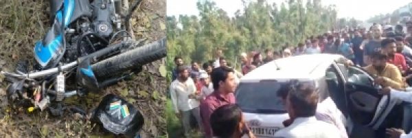 सहारनपुर : सड़क दुर्घटना में परिवार के चार लोगों की मौत