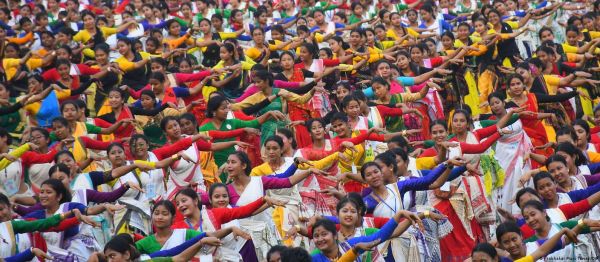 गिनीज बुक में दर्ज हुआ असम का त्योहार रंगाली बिहू