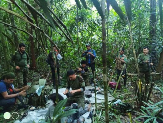 कोलंबिया : प्लेन क्रैश के बाद 40 दिनों तक जंगल में भटकते रहे 4 बच्चे