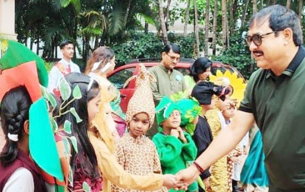 शाारदा विद्यालय रिसाली में वन महोत्सव उत्साह के साथ मनाया