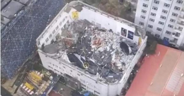 चीन: स्कूल के जिम की छत गिरने से 11 लोगों की मौत