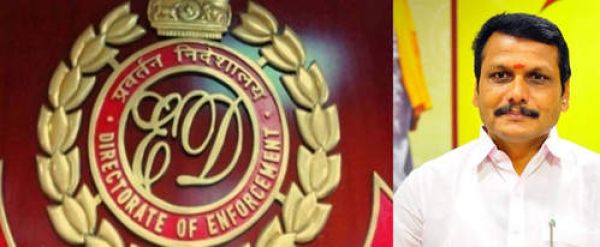 ईडी ने गिरफ्तार तमिलनाडु के मंत्री सेंथिल बालाजी से जुड़े 10 स्थानों पर की छापेमारी