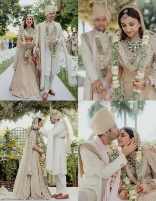 परिणीति, राघव ने शादी की पहली आधिकारिक तस्वीरें साझा कीं: 'हमारा आजीवन अब शुरू हुआ है'