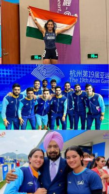 एशियाई खेल : भारत ने 3 स्वर्ण, 7 रजत और 4 कांस्य पदक जीते, बैडमिंटन व ट्रैप टीमों के लिए ऐतिहासिक रहा दिन (राउंडअप)