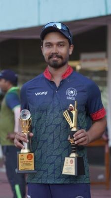 सीजी टी20 कप के फाइनल में छत्तीसगढ़  ब्लू ने आंध्र प्रदेश को 9 विकेट से हराया