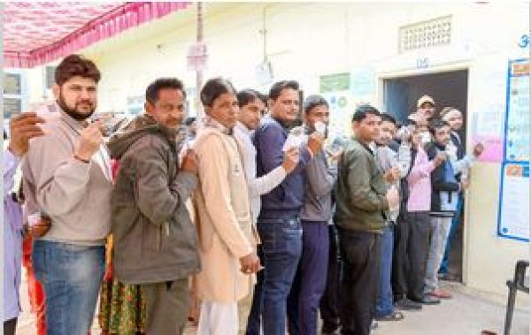 विधानसभा चुनाव : राजस्थान में रिकॉर्ड 74.96 प्रतिशत मतदान