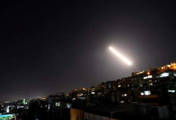 इजरायल ने सीरिया की राजधानी में मिसाइलों से किया हमला