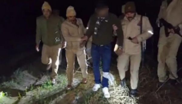 मेरठ में पुलिस मुठभेड़ में 25 हजार रुपए का ईनामी बदमाश ढेर