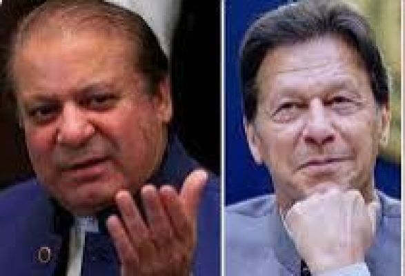 पाकिस्तान के आम चुनाव में इमरान खान और शरीफ की पार्टी ने अपनी-अपनी जीत का दावा किया