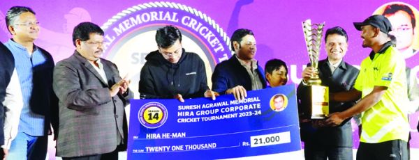 सुरेश अग्रवाल मेमोरियल कॉरपोरेट क्रिकेट टूर्नामेंट का ग्रैंड फिनाले और समापन समारोह 
