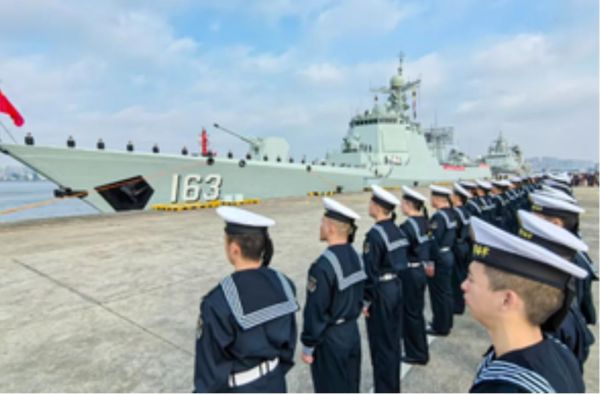 जहाज़रानी की सुरक्षा के लिए अदन की खाड़ी रवाना हुआ चीनी नौसेना का 46वां बेड़ा