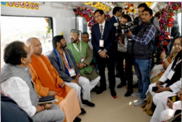 शिवाजी महाराज के गौरव से जुड़े आगरा को मेट्रो ट्रेन की मिली सौगात : सीएम योगी
