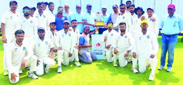 सीनियर एलीट ग्रुप इंटर डिस्टिंक्ट टूर्नामेंट 2024 फाइनल में बिलासपुर ब्लू की 8 विकेट से जीत