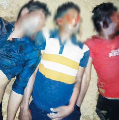 बाइक पुल से टकराई, पश्चिम बंगाल के तीन युवकों की मौत