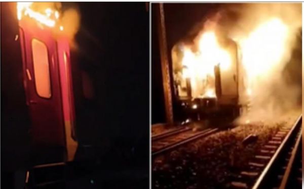 बिहार में दानापुर-लोकमान्य तिलक होली स्पेशल ट्रेन के एसी कोच में लगी आग