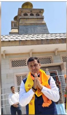 भाजपा प्रत्याशी अनिल बलूनी ने बड़ियारगढ़ में भगवान घंटाकर्ण देवता का लिया आशीर्वाद